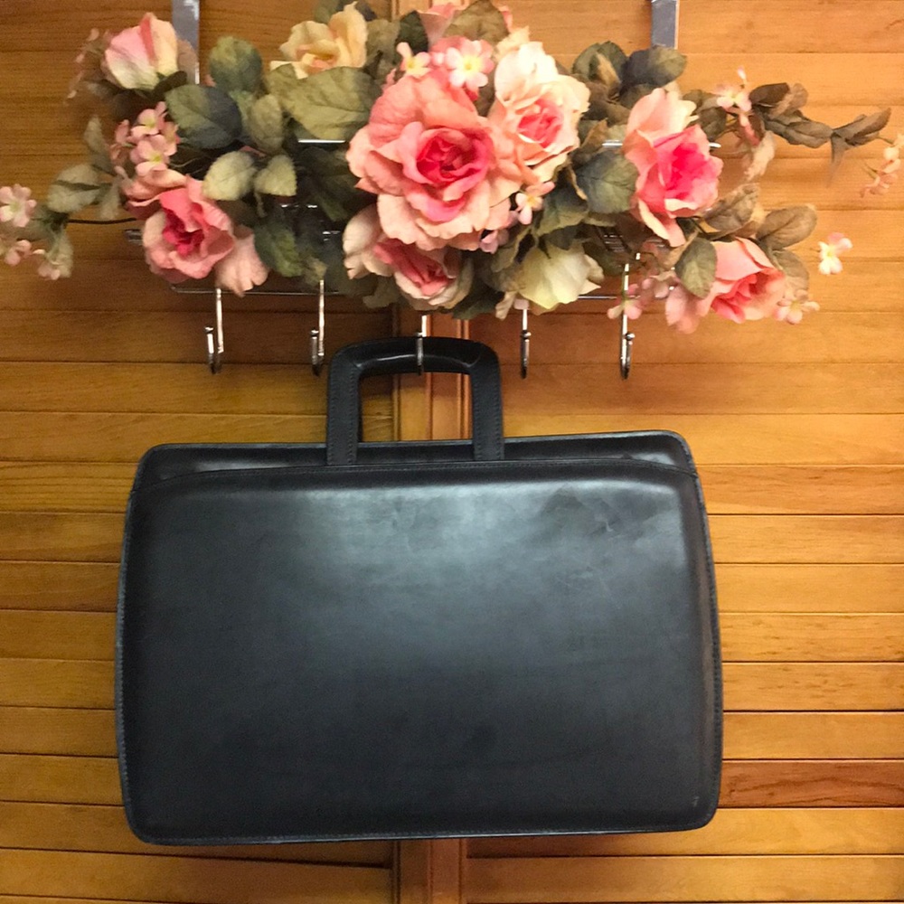 Jack Georges leather briefcase